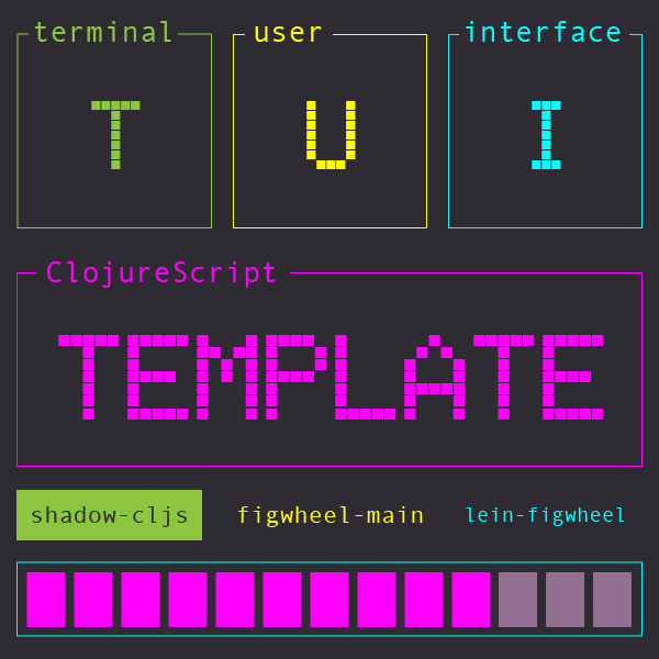 Cover art of ClojureScript TUI Template